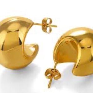 Elegant Gold Hoop Earrings